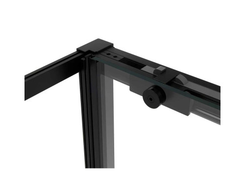 Купить Душевой уголок 120х90 см Vincea Slim Soft VSR-1SS9012CLB прозрачное в магазине сантехники Santeh-Crystal.ru