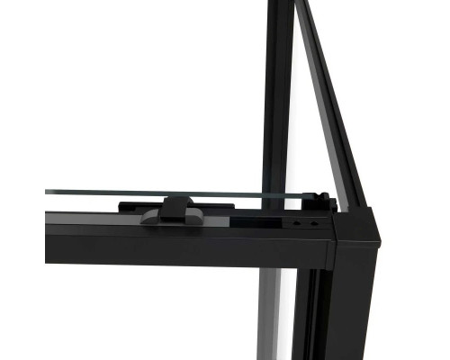 Купить Душевой уголок 120х90 см Vincea Slim Soft VSR-1SS9012CLB прозрачное в магазине сантехники Santeh-Crystal.ru