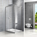 Душевой уголок 119х89 см Vincea Slim VSR-2SL9012CL-L прозрачное Душевой уголок 119х89 см Vincea Slim VSR-2SL9012CL-L прозрачное
