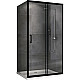 Приобрести Душевой уголок 100х100 см Abber Schwarzer Diamant AG30100B-S100B прозрачное в магазине сантехники Santeh-Crystal.ru