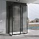Купить Душевой уголок 120х100 см Abber Schwarzer Diamant AG30120B-S100B-S100B прозрачное в магазине сантехники Santeh-Crystal.ru