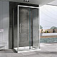 Купить Душевой уголок 100х80 см Abber Schwarzer Diamant AG30100H-S80-S80 прозрачное в магазине сантехники Santeh-Crystal.ru