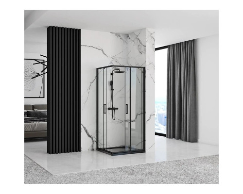 Приобрести Душевой уголок 88х88 см Rea Punto REA-K4801 прозрачное в магазине сантехники Santeh-Crystal.ru