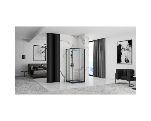 Приобрести Душевой уголок 88х88 см Rea Punto REA-K4801 прозрачное в магазине сантехники Santeh-Crystal.ru