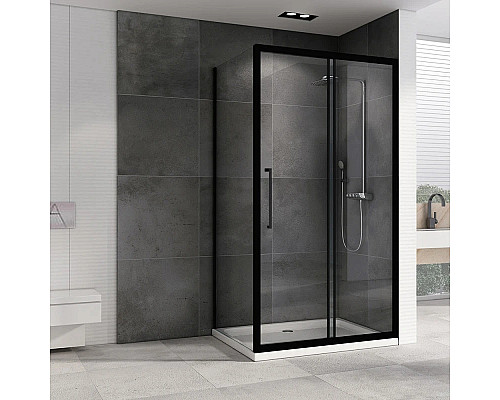 Santeh-Crystal.ru: Душевой уголок 160х75 см Abber Schwarzer Diamant AG30160BH-S75B прозрачное Заказать Душевой уголок 160х75 см Abber Schwarzer Diamant AG30160BH-S75B прозрачное в магазине сантехники Santeh-Crystal.ru