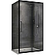 Заказать Душевой уголок 160х85 см Abber Schwarzer Diamant AG30160BH-S85B прозрачное в магазине сантехники Santeh-Crystal.ru
