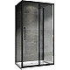 Заказать Душевой уголок 160х85 см Abber Schwarzer Diamant AG30160BH-S85B-S85B прозрачное в магазине сантехники Santeh-Crystal.ru