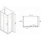 Купить Душевой уголок 130х75 см Abber Schwarzer Diamant AG30130B-S75B-S75B прозрачное в магазине сантехники Santeh-Crystal.ru