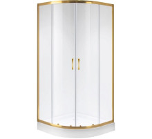 Душевой уголок 100х100 см Niagara NG-6407-08GOLD прозрачное