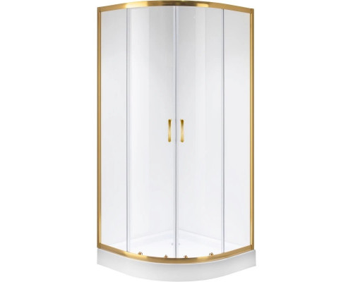 Заказать Душевой уголок 100х100 см Niagara NG-6407-08GOLD прозрачное в магазине сантехники Santeh-Crystal.ru
