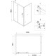 Приобрести Душевой уголок 120х80 см Niagara NG-42-12AG-A80G прозрачное в магазине сантехники Santeh-Crystal.ru