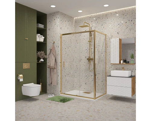 Приобрести Душевой уголок 120х100 см Niagara NG-42-12AG-A100G прозрачное в магазине сантехники Santeh-Crystal.ru