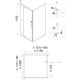 Заказать Душевой уголок 120х110 см Niagara NG-43-12AG-A110G прозрачное в магазине сантехники Santeh-Crystal.ru