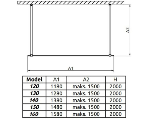 Приобрести Неподвижная перегородка Radaway Modo New I 120 прозрачное в магазине сантехники Santeh-Crystal.ru
