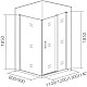 Заказать Боковая стенка 80 см Good Door Infinity SP-80-C-CH прозрачное в магазине сантехники Santeh-Crystal.ru