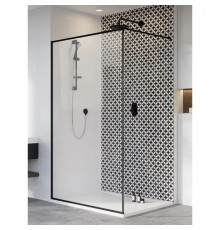 Неподвижная перегородка Radaway Modo New Black II Frame 80 прозрачное