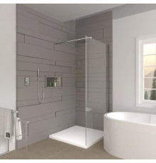 Неподвижная перегородка 90 см Veconi Korato KR74-90-01-19C2 прозрачное