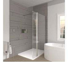 Неподвижная перегородка 90 см Veconi Korato KR75-90-01-19C2 прозрачное