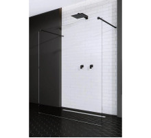 Неподвижная перегородка Radaway Modo X I Black 140 прозрачное