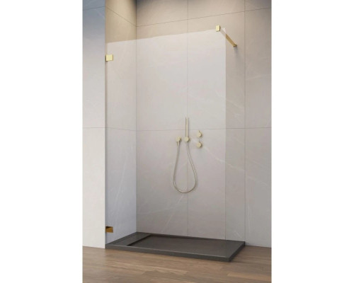 Заказать Неподвижная перегородка Radaway Essenza Pro Gold Walk-in 160 прозрачное в магазине сантехники Santeh-Crystal.ru