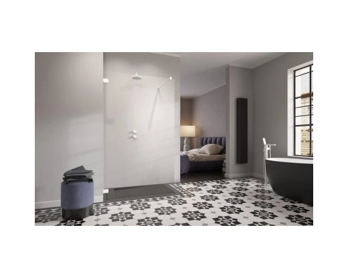 Купить Неподвижная перегородка Radaway Essenza Pro White Walk-in 75 прозрачное в магазине сантехники Santeh-Crystal.ru