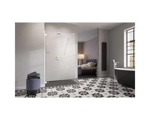 Купить Неподвижная перегородка Radaway Essenza Pro White Walk-in 75 прозрачное в магазине сантехники Santeh-Crystal.ru