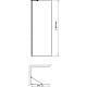 Купить Неподвижная перегородка 90 см WasserKRAFT Aller 10H07-RP90 Fixed прозрачное в магазине сантехники Santeh-Crystal.ru