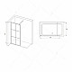 Купить Неподвижная перегородка 110 см RGW WA-011-B Walk-in 35101111-84 прозрачное в магазине сантехники Santeh-Crystal.ru