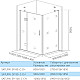Купить Боковая стенка 100 см Good Door Saturn SP-100-C-CH прозрачное в магазине сантехники Santeh-Crystal.ru