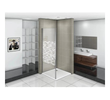 Боковая стенка 90 см Good Door Pandora SP-90-W-CH прозрачный с рисунком