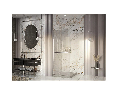 Santeh-Crystal.ru: Неподвижная перегородка 90х200 см Ambassador Walk-in 15031136 прозрачное Приобрести Неподвижная перегородка 90х200 см Ambassador Walk-in 15031136 прозрачное в магазине сантехники Santeh-Crystal.ru
