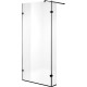 Купить Неподвижная перегородка 90 см Niagara NG-682-90BLACK прозрачное в магазине сантехники Santeh-Crystal.ru