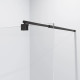 Купить Неподвижная перегородка 90 см Niagara NG-683-90BLACK прозрачное в магазине сантехники Santeh-Crystal.ru