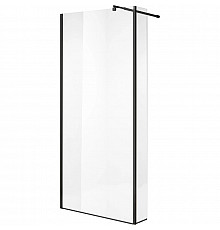 Неподвижная перегородка 120 см Niagara NG-684-12BLACK прозрачное
