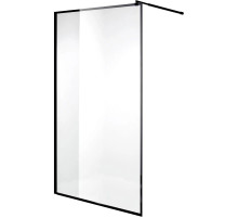 Неподвижная перегородка 90 см Niagara NG-687-90BLACK прозрачное