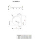 Купить Акриловый поддон 90x90 см Radaway Patmos A 4S99155-03 в магазине сантехники Santeh-Crystal.ru
