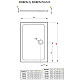 Купить Акриловый поддон 90x80 см Radaway Doros Plus D SDRPD9080-01 в магазине сантехники Santeh-Crystal.ru