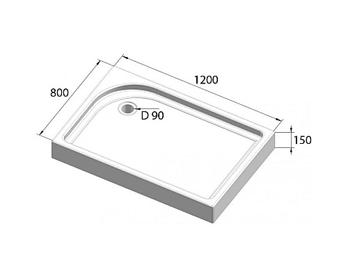Santeh-Crystal.ru: Акриловый поддон 120x80 см BelBagno TRAY-BB-AH-120/80-15-W-L Купить Акриловый поддон 120x80 см BelBagno TRAY-BB-AH-120/80-15-W-L в магазине сантехники Santeh-Crystal.ru