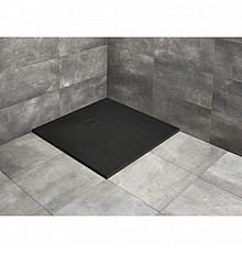 Поддон из литого мрамора 80x80 см Radaway Kyntos C Black HKC8080-54