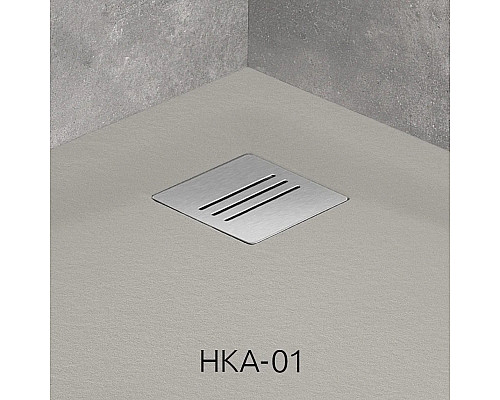 Приобрести Поддон из литого мрамора 90x90 см Radaway Kyntos A Cemento HKA9090-74 в магазине сантехники Santeh-Crystal.ru