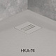 Приобрести Поддон из литого мрамора 90x90 см Radaway Kyntos A Cemento HKA9090-74 в магазине сантехники Santeh-Crystal.ru