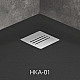 Приобрести Поддон из литого мрамора 80x80 см Radaway Kyntos A Black HKA8080-54 в магазине сантехники Santeh-Crystal.ru