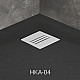 Заказать Поддон из литого мрамора 90x90 см Radaway Kyntos A Black HKA9090-54 в магазине сантехники Santeh-Crystal.ru