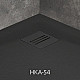 Заказать Поддон из литого мрамора 90x90 см Radaway Kyntos A Black HKA9090-54 в магазине сантехники Santeh-Crystal.ru