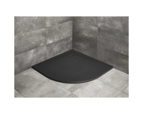 Купить Поддон из литого мрамора 100x100 см Radaway Kyntos A Black HKA100100-54 в магазине сантехники Santeh-Crystal.ru