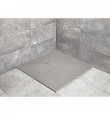 Поддон из литого мрамора 90x90 см Radaway Kyntos C Cemento HKC9090-74