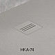 Заказать Поддон из литого мрамора 90x90 см Radaway Kyntos C Cemento HKC9090-74 в магазине сантехники Santeh-Crystal.ru