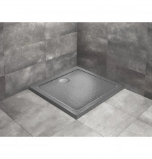 Акриловый поддон 90x90 см Radaway Doros C Stone Anthracite SDRC9090-01-64S