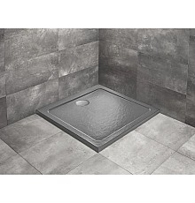 Акриловый поддон 100x100 см Radaway Doros C Stone Anthracite SDRC1010-01-64S