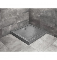 Акриловый поддон 90x90 см Radaway Doros C Compact Stone Anthracite SDRC9090-05-64S